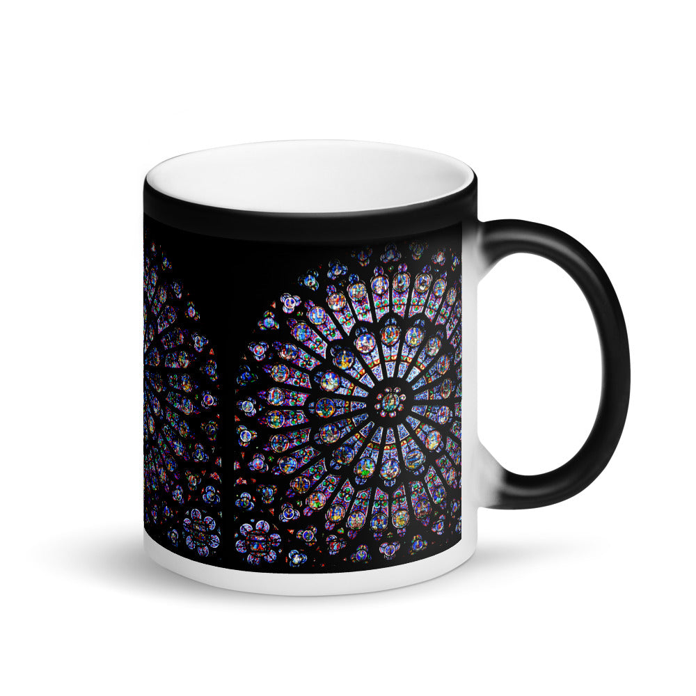 ROSACE VITRAIL Cathédrale Notre-Dame Paris Magic Mug
