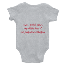 Load image into Gallery viewer, HEART ME ! °mon petit cœur my little heart mi pequeño corazón ° Bodysuit