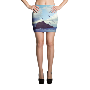 ALKATRAZ ° BIARRITZ « aura sidus mare adjuvant me » Skirt