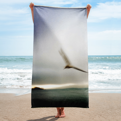 HEGAZTI la terre est ronde Towel