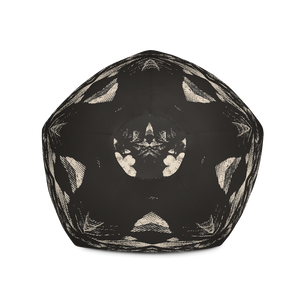 KORTESIA MIRAIL All-Over Print Bean Bag Chair w/ filling