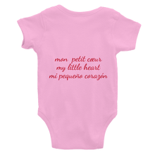 Load image into Gallery viewer, HEART ME ! °mon petit cœur my little heart mi pequeño corazón ° Bodysuit