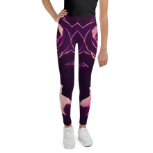 Load image into Gallery viewer, MALBA KOLORE PURPLE FRISE Leggings