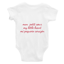 Load image into Gallery viewer, HEART ME ! °mon petit cœur my little heart mi pequeño corazón ° Bodysuit