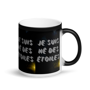 ARTIZARO NÉ DES ÉTOILES Matte Black Magic Mug