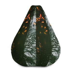 ARRAINKI POISSON All-Over Print Bean Bag Chair w/ filling