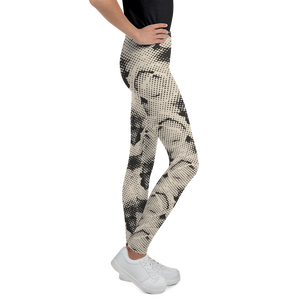 ARROSA ZURI WHITE ROSES Leggings