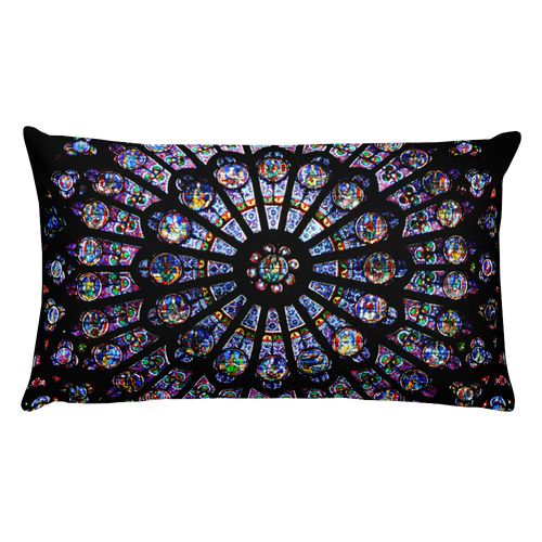 ARROSA FIGURA Cathédrale Notre-Dame Paris Premium Pillow