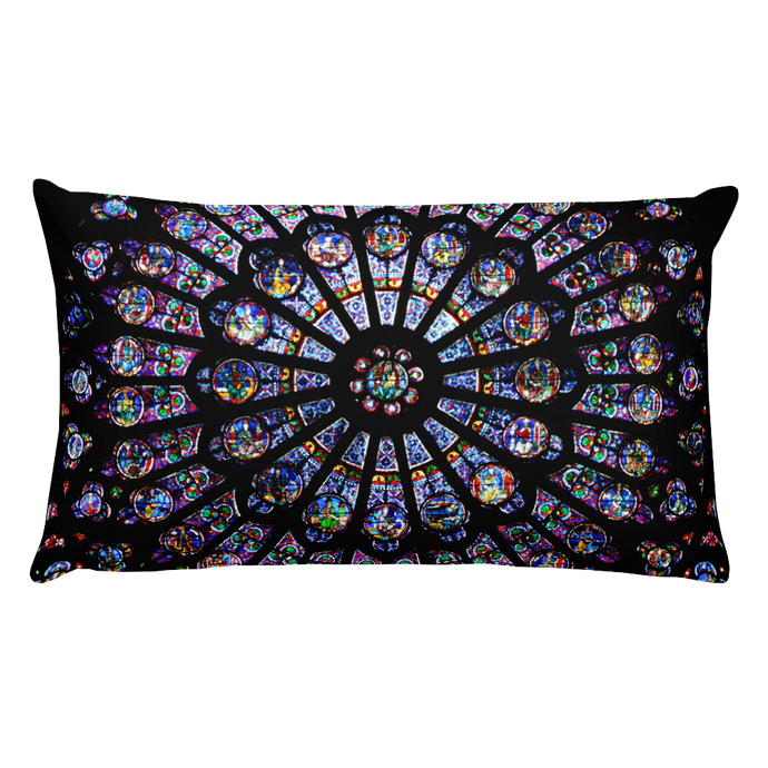 ARROSA FIGURA Cathédrale Notre-Dame Paris Premium Pillow