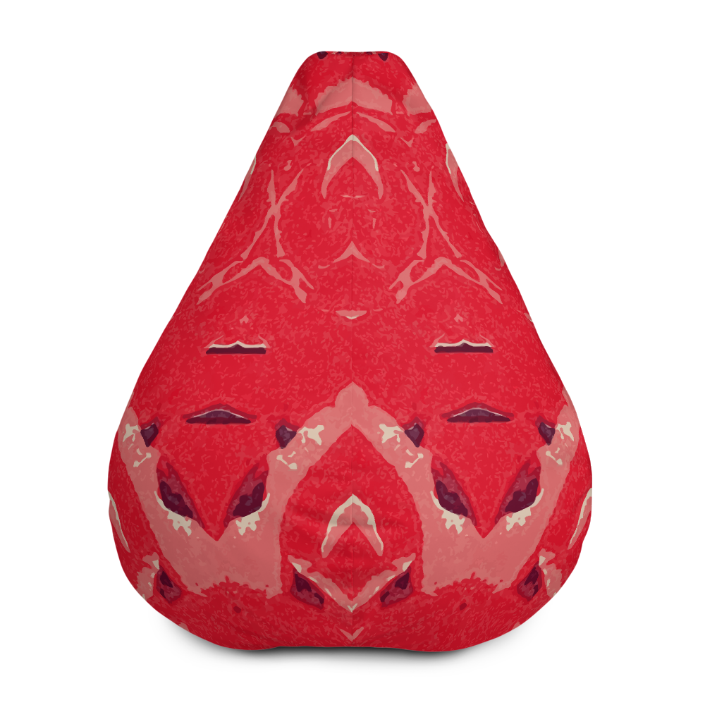 BISAIA All-Over Print Bean Bag Chair w/ filling