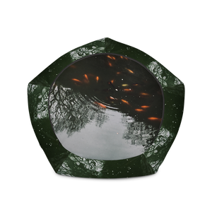 ARRAINKI POISSON All-Over Print Bean Bag Chair w/ filling