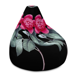 ARROSAKARA BERDE All-Over Print Bean Bag Chair w/ filling
