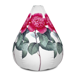 ARROSAKARA ZURI CAMELIA All-Over Print Bean Bag Chair w/ filling