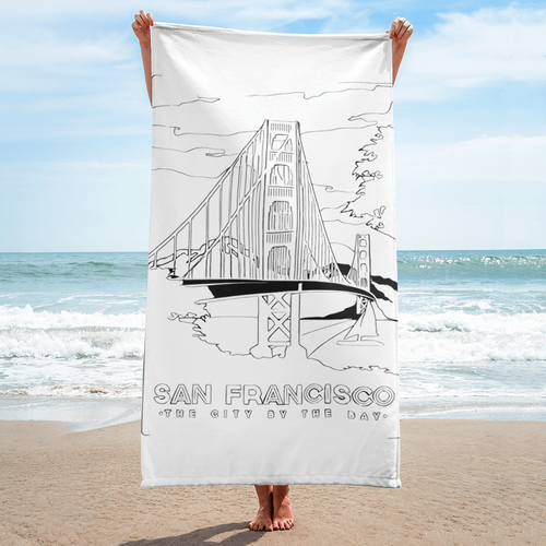 ZUBI GOLDEN GATE BRIDGE Towel