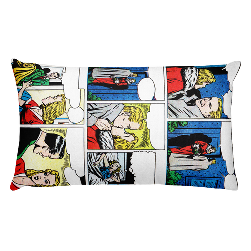 LET'S KISS VINTAGE ROMANCE Premium Pillow