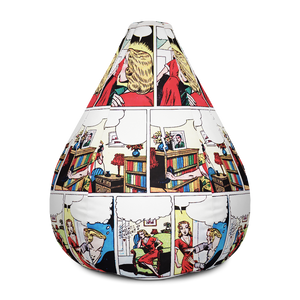 MAITARI AMOUREUX All-Over Print Bean Bag Chair w/ filling